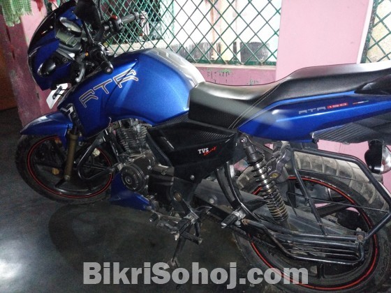 Tvs apache RTR Mate blue